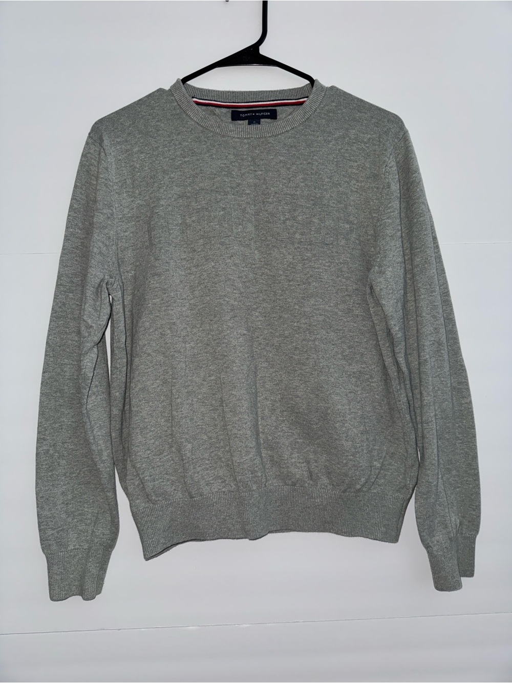 Tommy Hilfiger Men's Crewneck Sweater - Heather Gray Size M